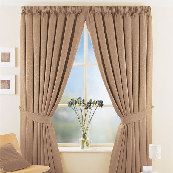 Mocha Toledo Curtain Collection