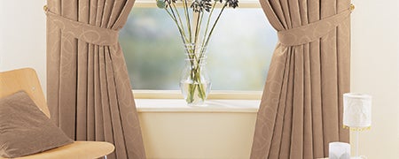 Mocha Toledo Curtain Collection