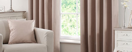 Waters and Noble Biscuit Solar Eyelet Curtain Collection
