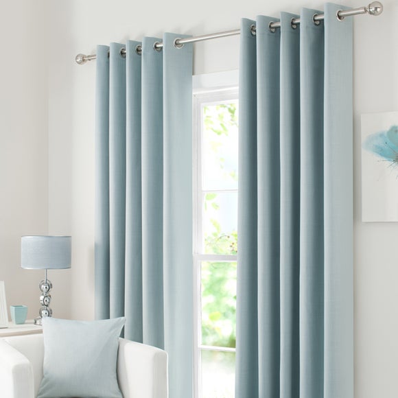Waters and Noble Duck Egg Solar Eyelet Curtain Collection