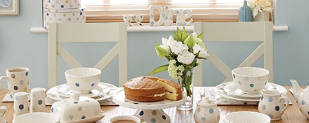 Blue Country Spot Dinnerware Collection