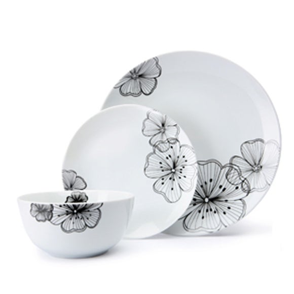 Ava Flower Dinnerware Collection