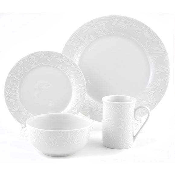White on White Dinnerware Collection