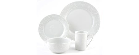 White on White Dinnerware Collection