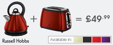 Russell Hobbs Heritage Kettle and Toaster Collection