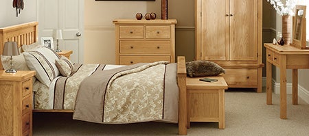 Harrogate Oak Bedroom Furniture Collection