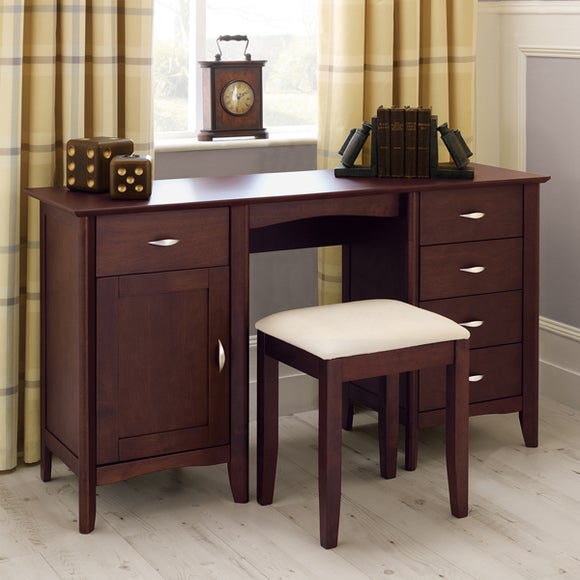 Monet Dark Wood Bedroom Furniture Collection