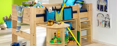 Kids Harper Pine Mid Sleeper Bedroom Collection