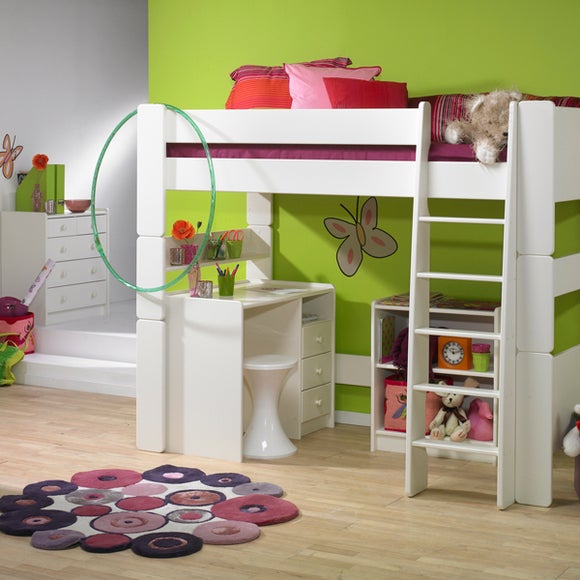 Kids Harper White High Sleeper Bedroom Collection