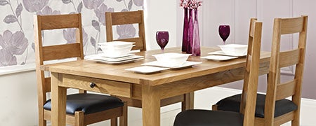 Stamford Natural Oak Dining Furniture Collection