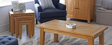 Stamford Natural Oak Living Furniture Collection
