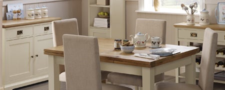 Penzance Two Tone Dining Furniture Collection
