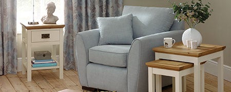 Penzance Two Tone Living Furniture Collection
