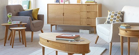 Skandi Oak Living Furniture Collection