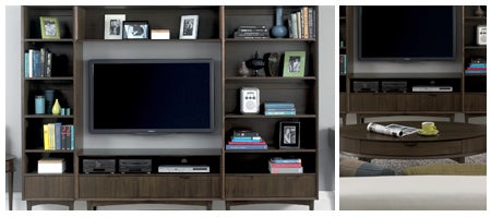 Skandi Walnut Living Furniture Collection