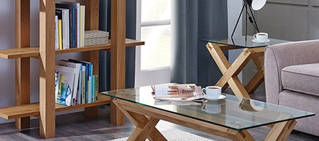 Knox Washed Oak Living Furniture Collection
