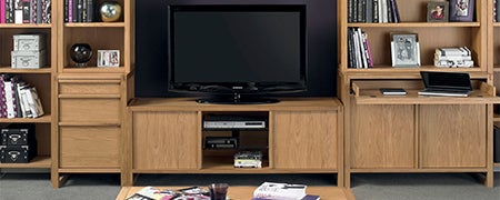 Edison Oak Living Furniture Collection