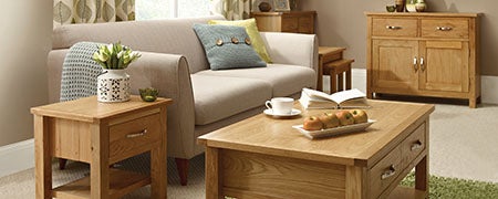 Hampshire Oak Living Furniture Collection