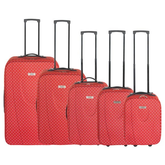 Faro Red Dot Luggage Collection