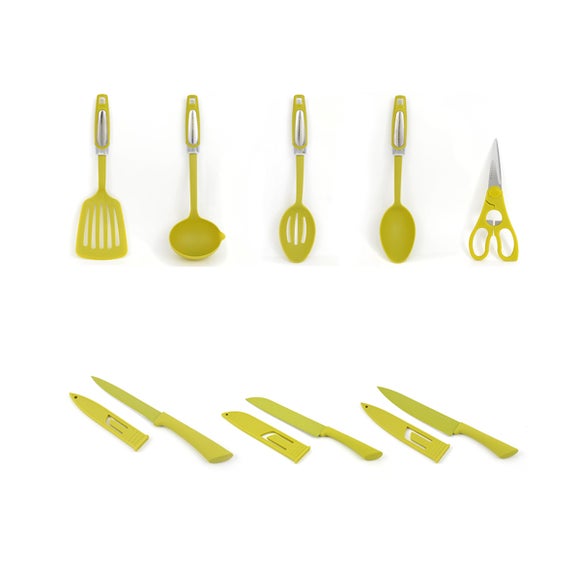 Lime Spectrum Utensils Collection