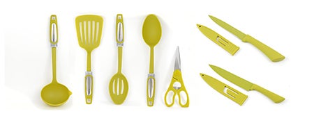 Lime Spectrum Utensils Collection