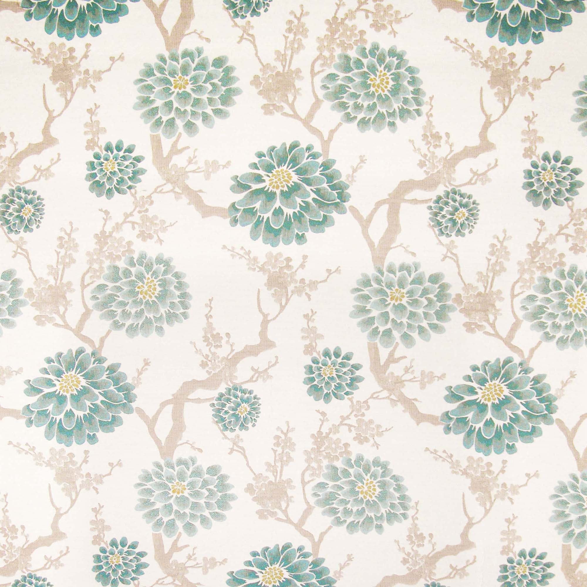 Ocean Alice Jacquard Fabric