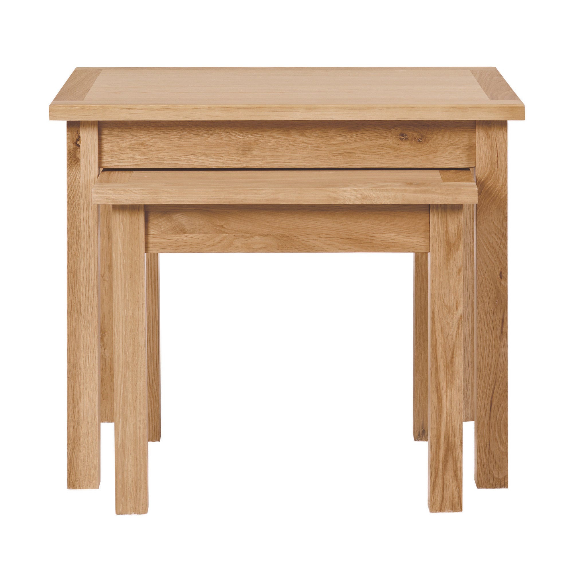 Hampshire Oak Nest of Tables | Dunelm