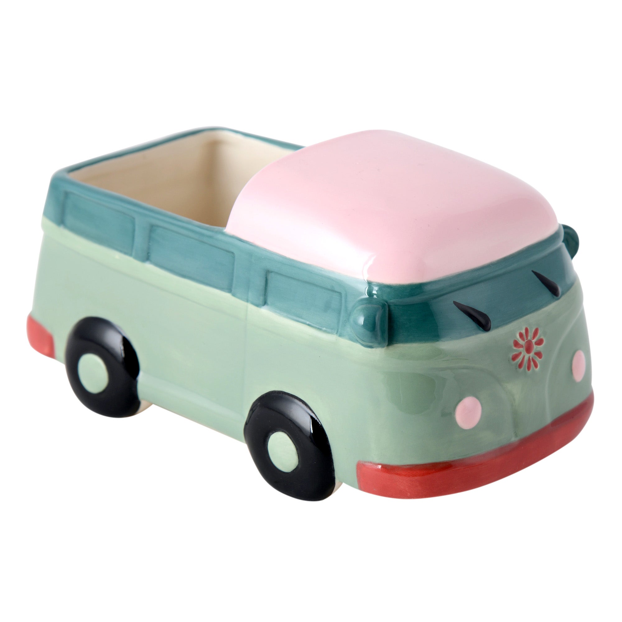 Candy Rose Collection Campervan Planter | Dunelm